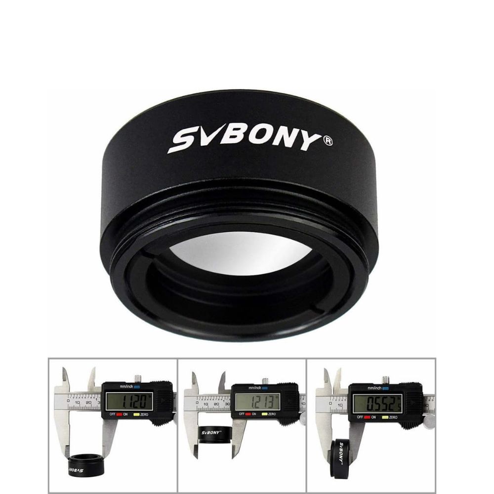 SVBONY 0.5X アイピースレデューサー 31.7mm (M28X0.6ピッチ) )