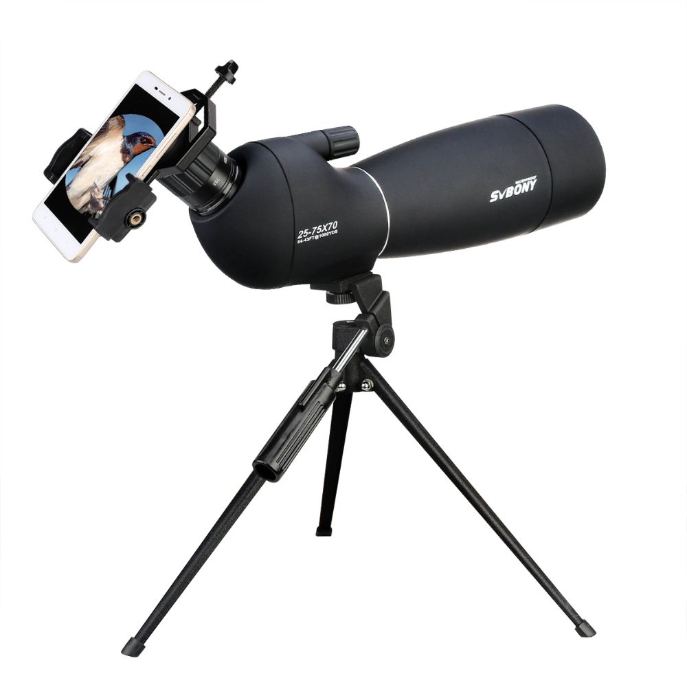 Zmart 25-75x70mm スコープ 防水 望遠鏡 ズーム バードウォッチ 単眼