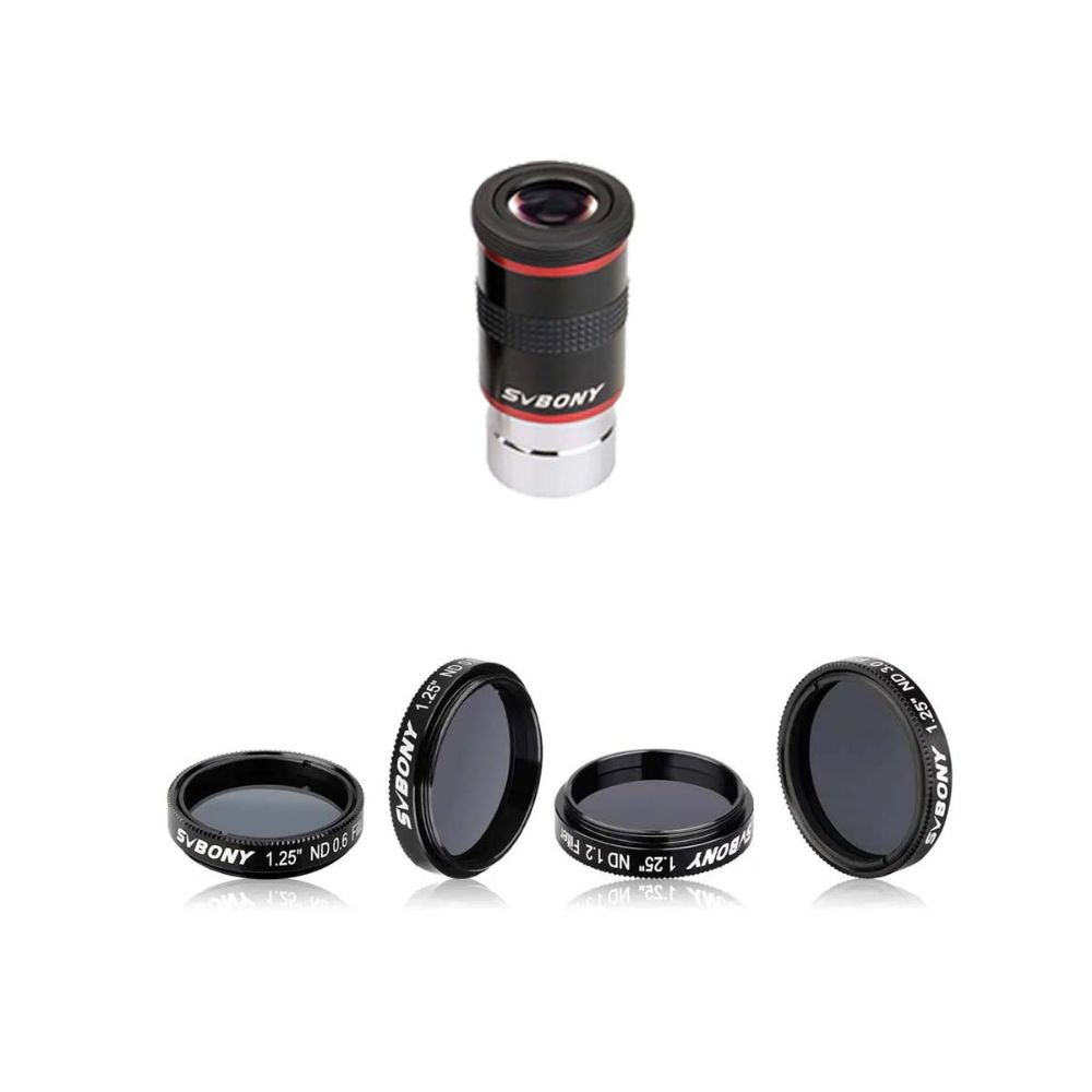 月観測キット 68°超広角接眼レンズとムーンフィルターセット