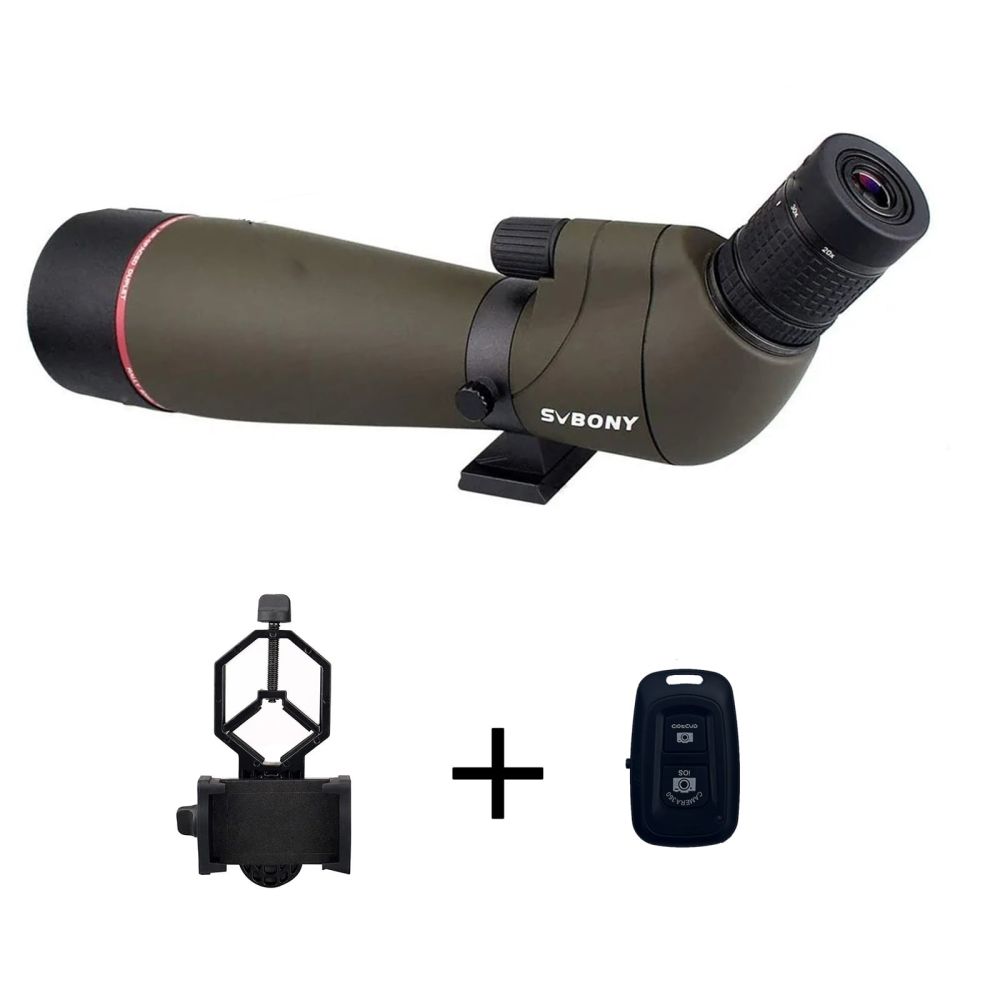 SVBONY SV13 フィールドスコープ スマホ撮影セット 野鳥撮影セット 自然撮影セット バードウォッチング撮影セット 撮影キット スマホ 三脚付き