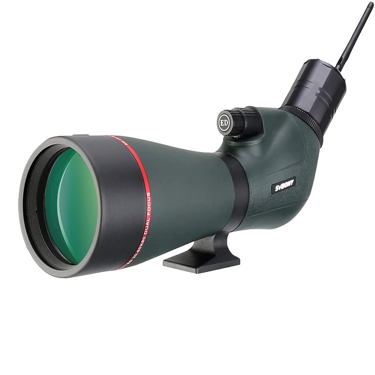 SVBONY SV406P 2060*80mm フィールドスコープ EDレンズ アーチェリー用 + SC001 WIFIカメラ