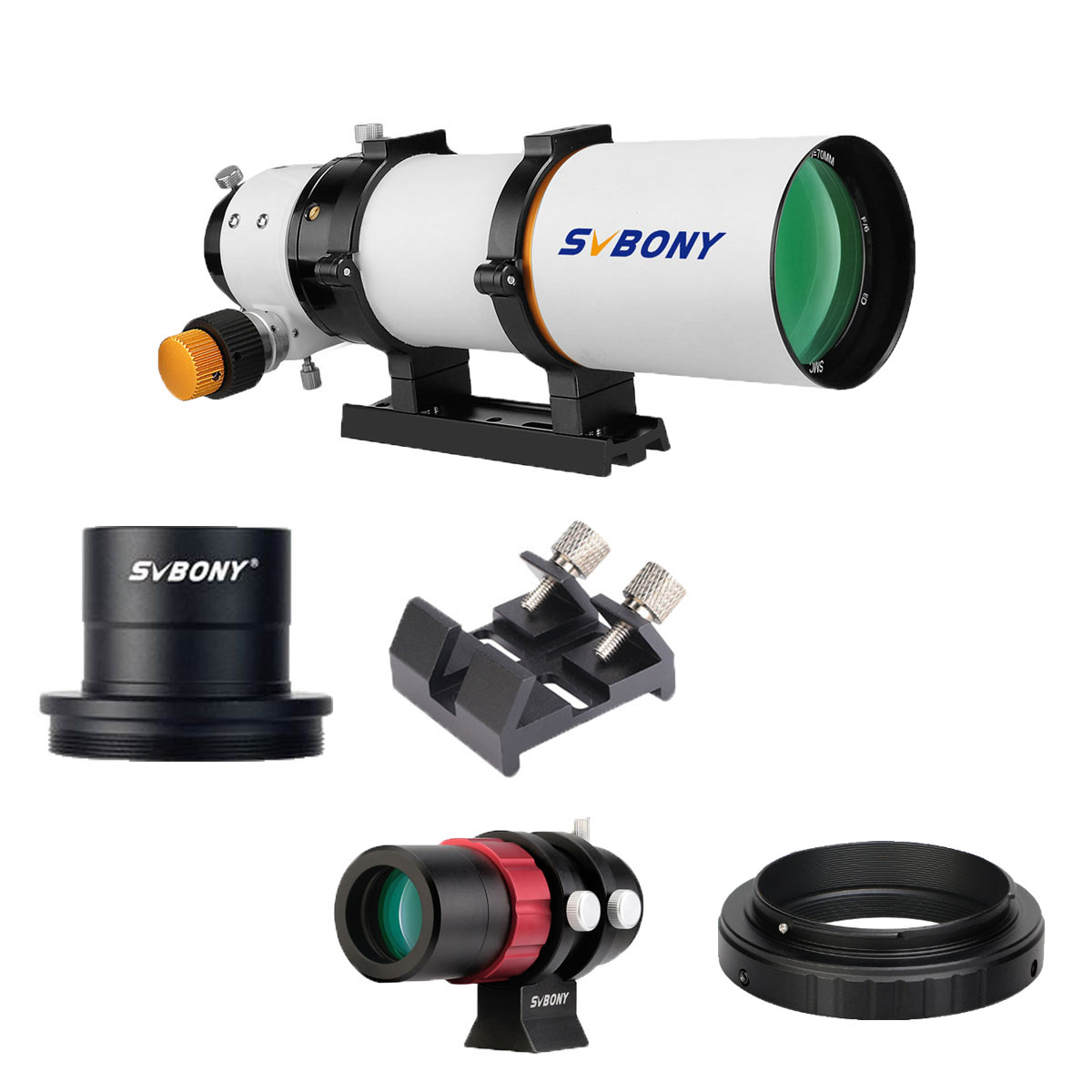 SVBONY SV503鏡筒直焦点摄影セット[Tリング幅42MMカメラ用] 70MM EDレンズ