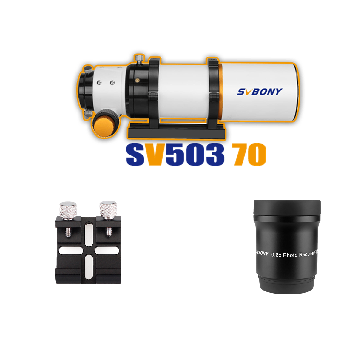 SVBONY SV503 70mm 屈折鏡筒「専用フラットナー付き」