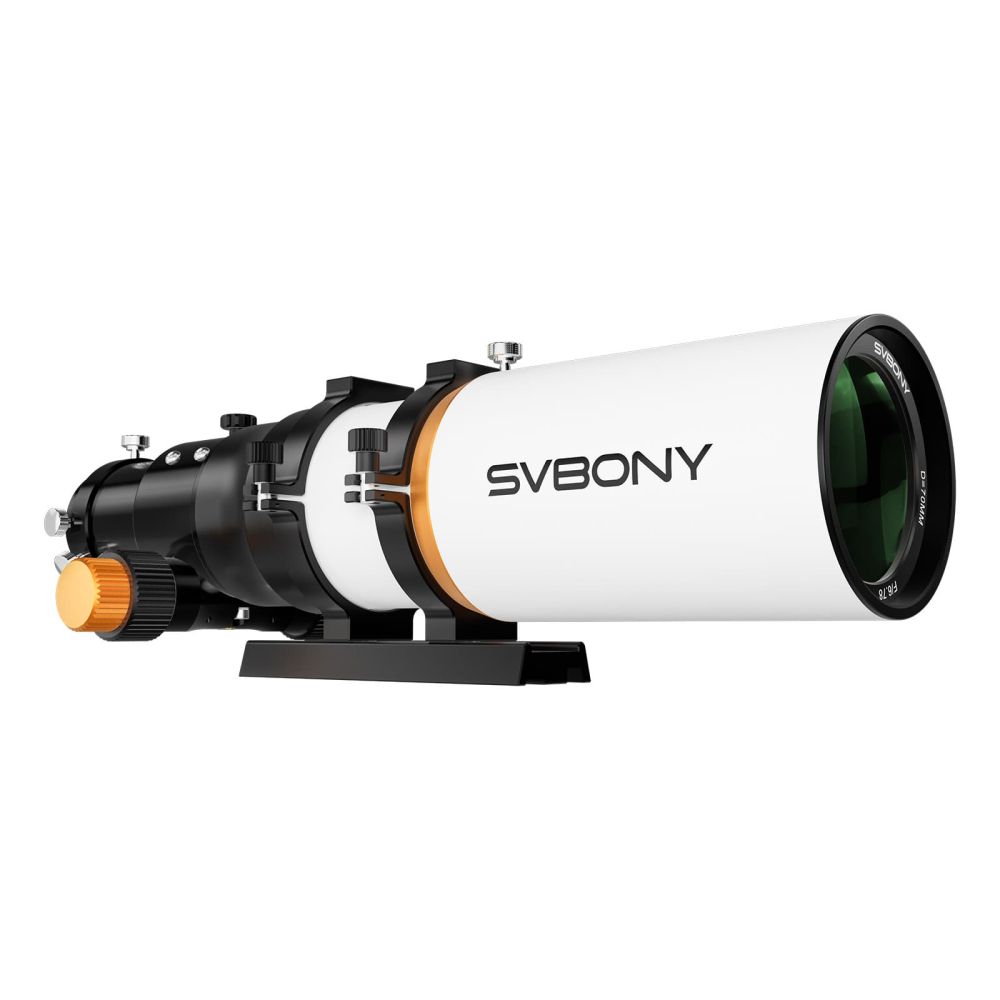 SV503 70mm望遠鏡アップグレード版  ED レンズを含む4枚で構成のフラットフィールド設計 月や惑星の観測・写真撮影、星雲・星団の撮影