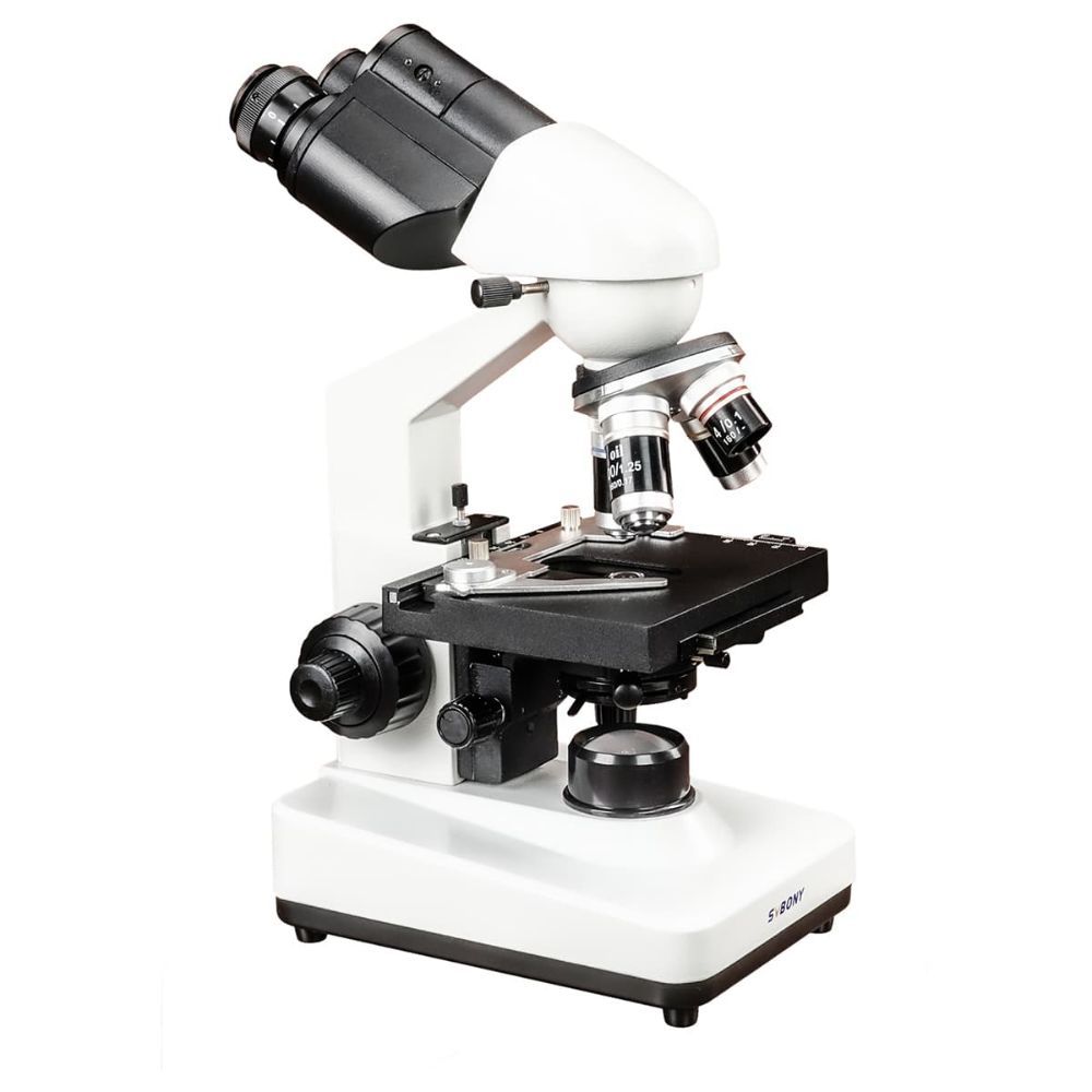 SM201 複合双眼顕微鏡　倍率40～2500X　教育実験や生物学的物質の検出向け