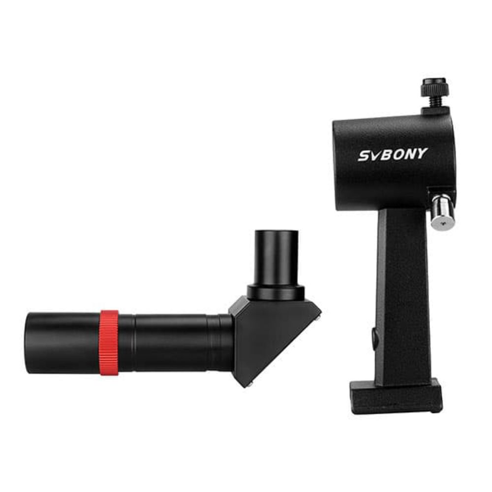 SVBONY SV182 6x30 十字線入り 90°正立ファインダー  90°直角プリズム ブラケット付属