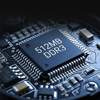 512MB DDR3 バッファメモリ搭載