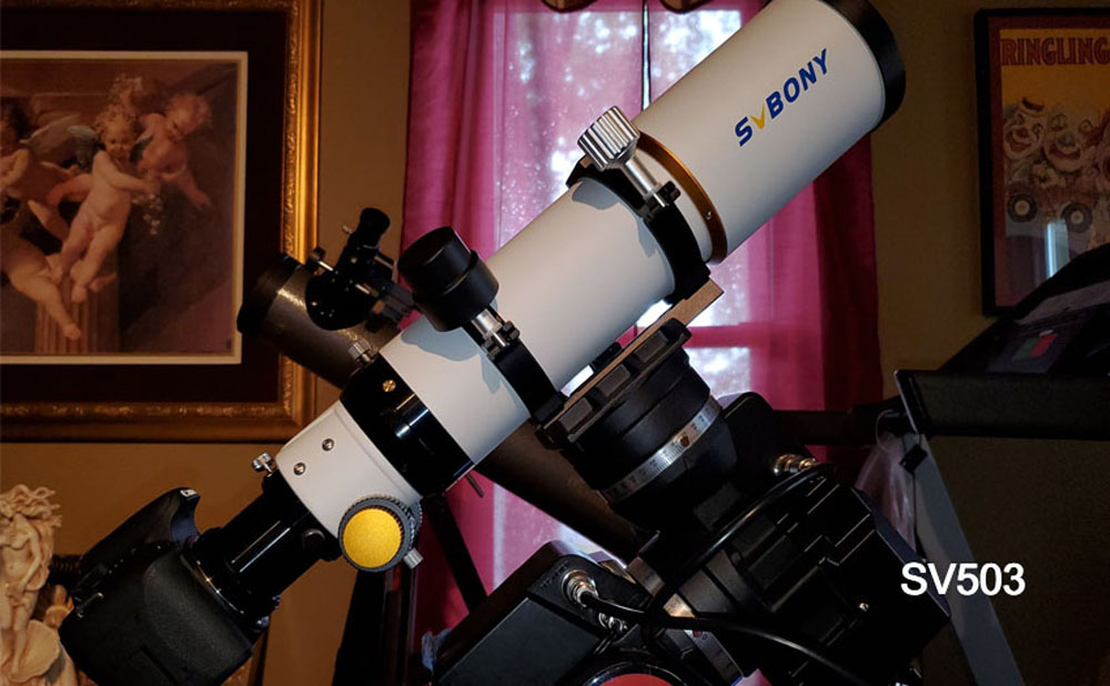 SV503天体望遠鏡で撮った天体画像について