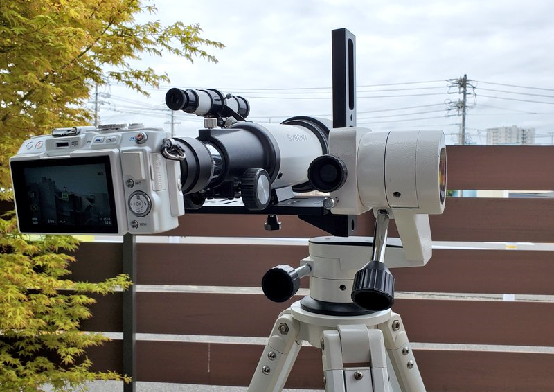 SV501P望遠鏡のテスト