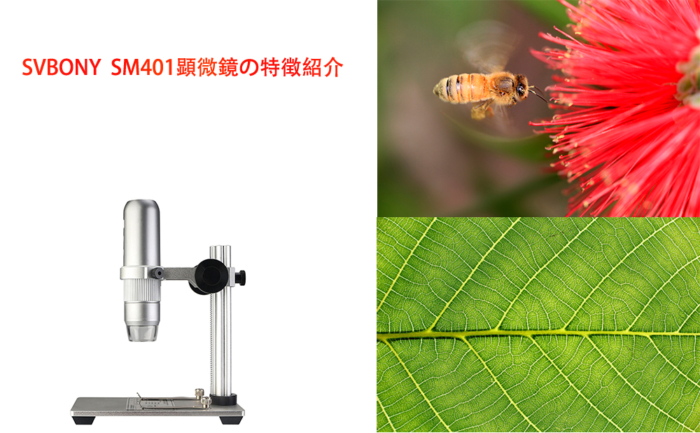 SVBONY  SM401顕微鏡の特徴紹介