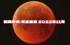 皆既月食・天王星食 2022年11月