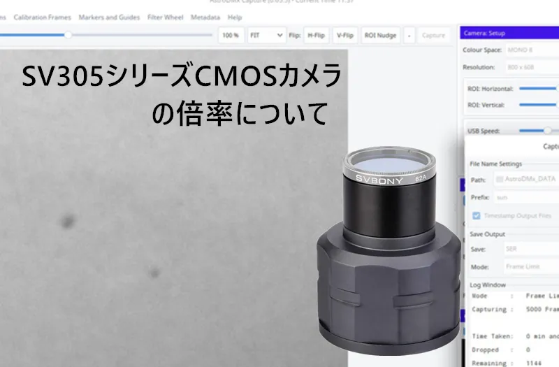 SV305シリーズCMOSカメラの倍率について doloremque