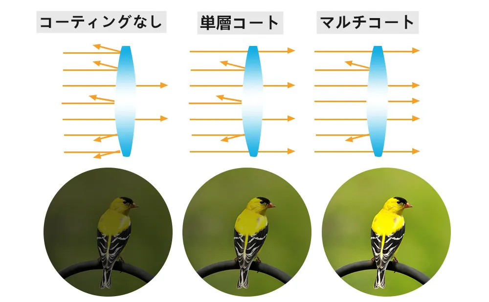 望遠鏡のコーティング（マルチコート）とは？ doloremque