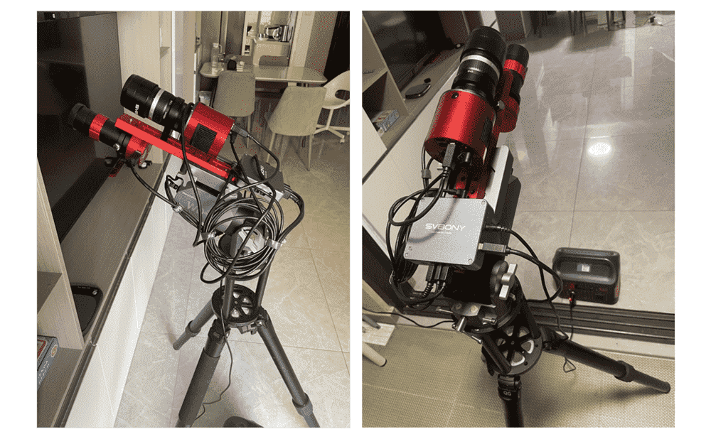 SV535アストログラフと天体カメラの組み合わせ