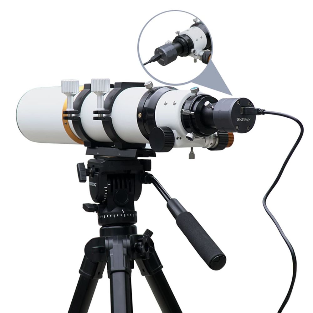 SVBONY SV503天体望遠鏡撮影機材セット 天体観察 電子観望 【ベランダに出して、室内のテレビで見られる】