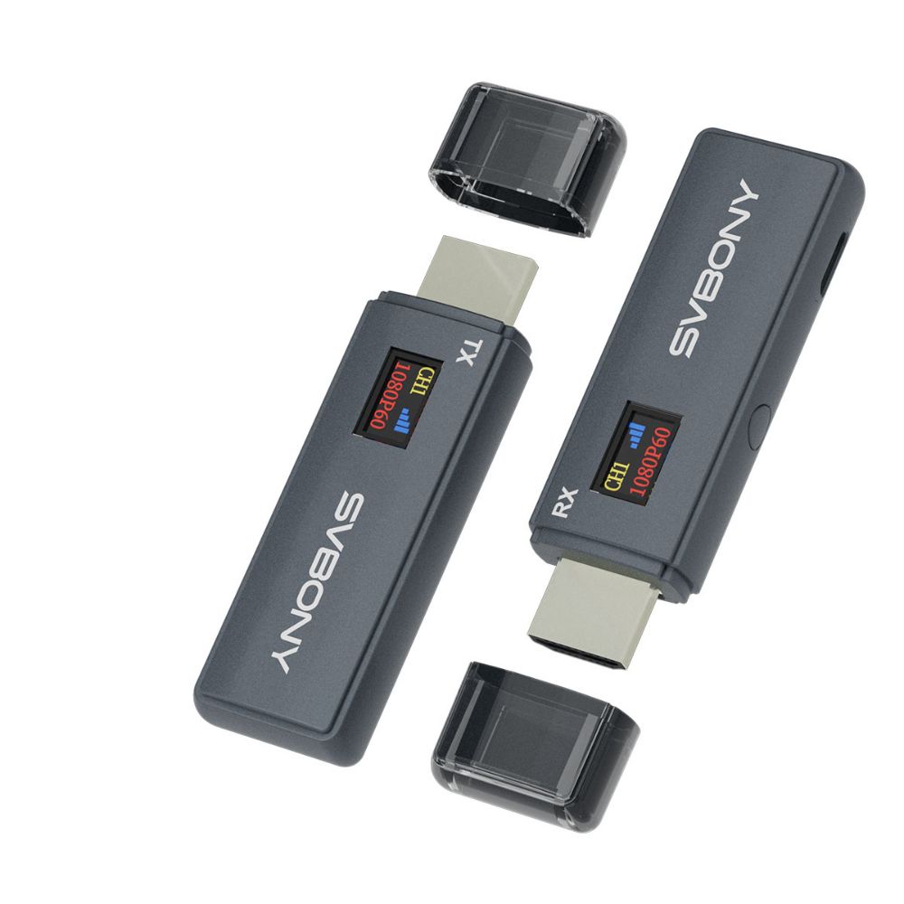 TransAir1 HDワイヤレスHDMI 無線 送受信機セット 小型  1080P/5Ghz 収納に便利  無線化 50m安定転送距離  超低遅延 挿すだけ使える