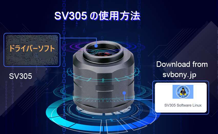 SV305 CMOSカメラの使用方法